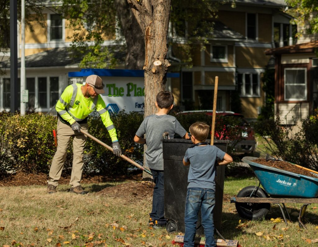 Local day of service for employees out in the community