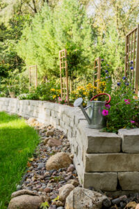 raised bed landscape watering can
